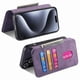 thumbnail image 4 of Funda Billetera Magnética para iPhone 16 Pro Max Soporte Tarjetas Desmontable Morado, 4 of 6