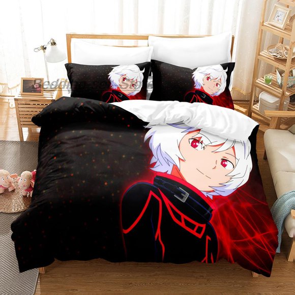 World Trigger Kuga Yuma Osamu Mikumo Bedding Set Bed Set Aldult Kid Bedroom Duvetcover Sets