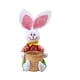 thumbnail image 2 of Cesta Divertida De Conejo De Pascua, Huevos, Cesta De Regalo De Dulces, Decoración Artesanal, Pantalones Verdes Para El Hogar, 2 of 5