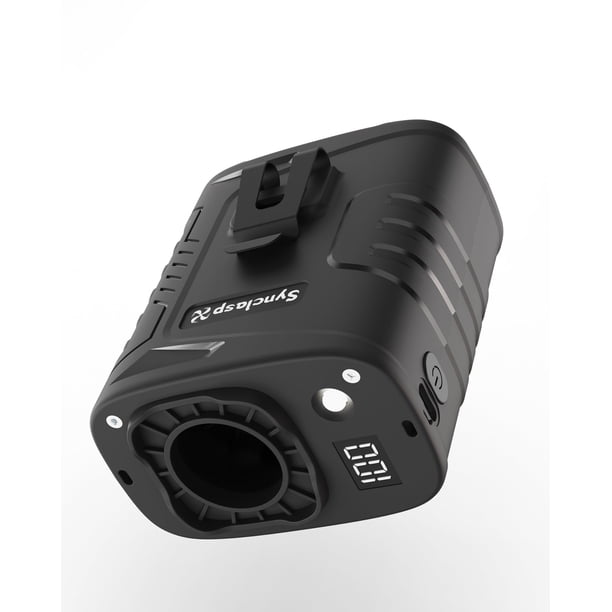 Ventilador de cintura portátil SynclaspX de 5 velocidades, 39 pies/s, viento, 5000 mAh
