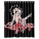 thumbnail image 1 of Cortina de ducha rosa Betty Boop, juego de cortinas de baño con ganchos, tamaño 60 x 72 pulgadas, 1 of 3
