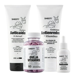 Sheet - Pack Shampoo Tonico Anticaida Gomitas Acondicionador