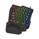 thumbnail image 2 of Teclado de Juegos de Mano Única RGB de 35 Teclas Pequeño con Reposamuñecas para Tablet, 2 of 3