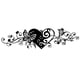 thumbnail image 2 of Escultura De Pared Colgante Con Acento Moderno Para Baño, Mariposa, Decoración De Pared De Metal Con Corazón, 2 of 5