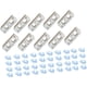 thumbnail image 5 of 50 Clips De Fijación Para Vallas De Jaulas De Mascotas, Hebillas Premium Resistentes, Conectores De Valla Blancos, 5 of 5
