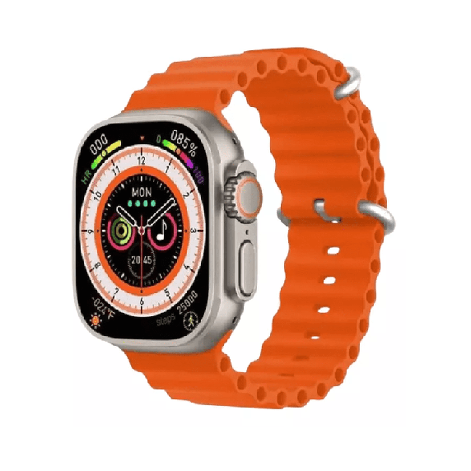 Genérico - Reloj Inteligente Hombre Mujer Smartwatch Llamada Bluetooth, Negro