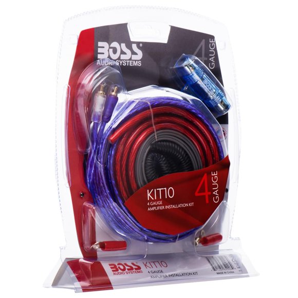 Kit de cableado para instalación de amplificadores BOSS Audio KIT10 calibre 4