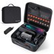thumbnail image 1 of Funda compatible con Nintendo Switch 2 con ranuras para tarjetas de juego, bolso de almacenamiento portátil y duro para consola, controladores Pro y accesorios, 1 of 8