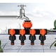 thumbnail image 4 of 2 Psc Repartidor De Agua De Jardín 4 Vías Con Válvulas, 4 of 10