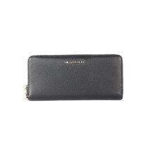 Billetera Michael Kors Continental Jet Set Travel Con Cremallera Para Mujer Sin Talla (Negro