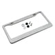thumbnail image 2 of Chrome Diamonds/Crystals Bling Metal Car License Plate Frame Blanco, 2 of 5