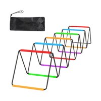 Magideal - Escalera De Agilidad: Equipo De Entrenamiento De Agilidad Que Mejora La Coordinación, La Velocidad En El Fútbol, Saltos Con Vallas Para Rugby, Deporte 12 Cuadrículas