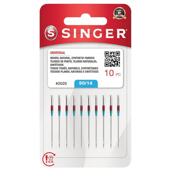 Aguja Singer 90/14 2020 (Punta normal), set 10 unidades