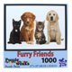 thumbnail image 1 of Puzzle PuzzleWorks Furry Friends 1000 piezas, 1 of 6