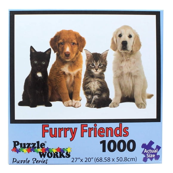 Puzzle PuzzleWorks Furry Friends 1000 piezas