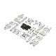 thumbnail image 1 of Piezas De Metal Actualizadas De Automóvil RC Parte De Automóvil RC Para Q130A C8805 1:16 RC Car DIY ACCS Argent, 1 of 5