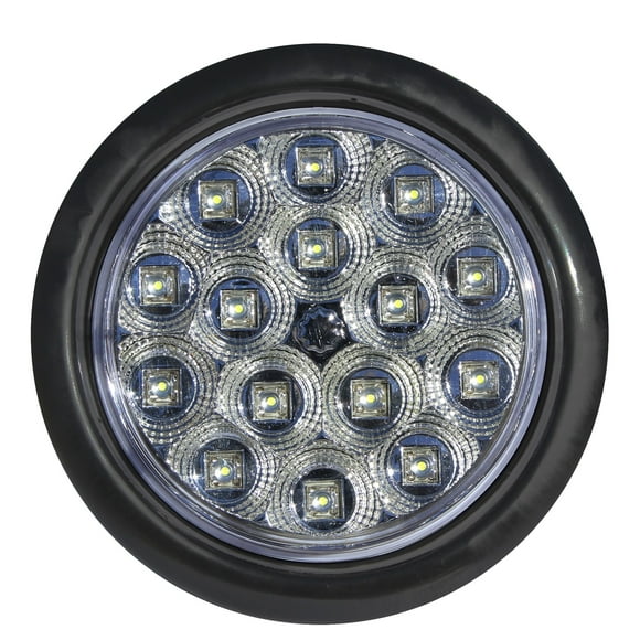 Foco Trasero Led 4 Pulg Blanco 12 Y 24 Volts