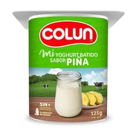 Yoghurt Batido Sabor Piña Pote 125 G Colun