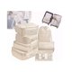 thumbnail image 1 of Set 9 Organizadores De Equipaje De Viaje Bolsa Ropa Interior Beige, 1 of 4