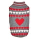 thumbnail image 5 of Prendas De Punto Para Mascotas Día De San Valentín Suéteres Para Perros Para Gatos Perros Celebraciones Navideñas Gris L, 5 of 5