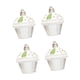 thumbnail image 1 of 4 Adornos Navideños Para Cupcakes, Adornos Para Colgar En La Pared Del árbol De Navidad, Color Plateado, 1 of 5