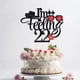 thumbnail image 4 of Decoración Para Tartas Im Feeling 22 Color Negro Con Purpurina 22 Cumpleaños, 4 of 8
