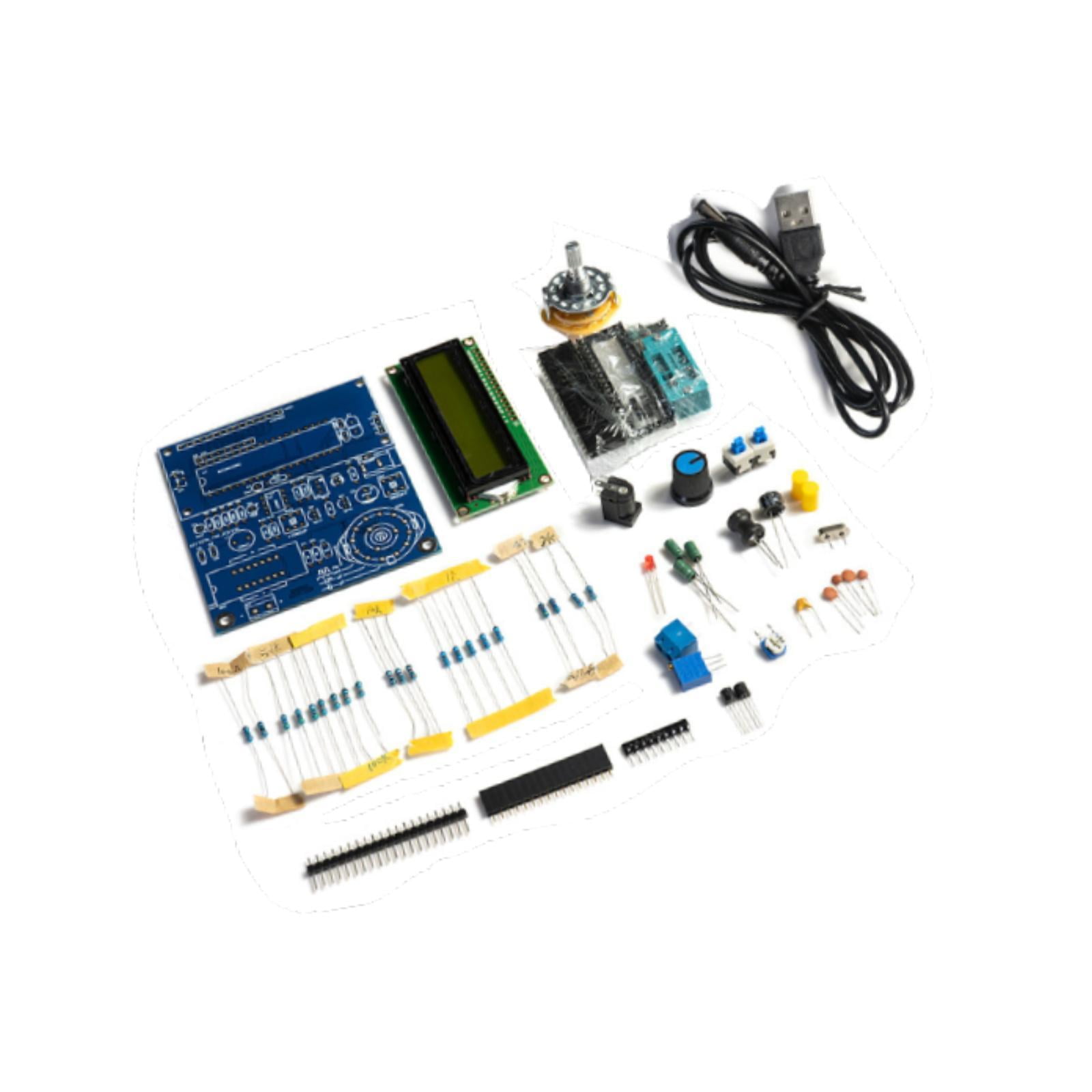 Magideal - Medidor De Capacitancia E Inductancia, Kit De Aprendizaje De Electrónica Diy, Kit De Prueba Multiusos, Placa De Práctica De Soldadura Para Laboratorio Tipo A