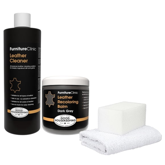 Kit de restauración de piel Furniture Clinic Leather Grey