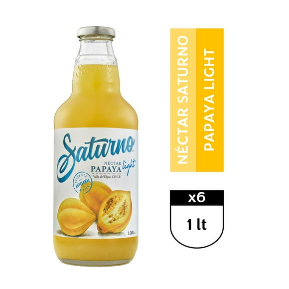 Saturno Papaya Light 6 x 1 Lt