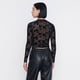 thumbnail image 2 of Polera Mujer Malla Manga Larga Flok Negro Corona, 2 of 5