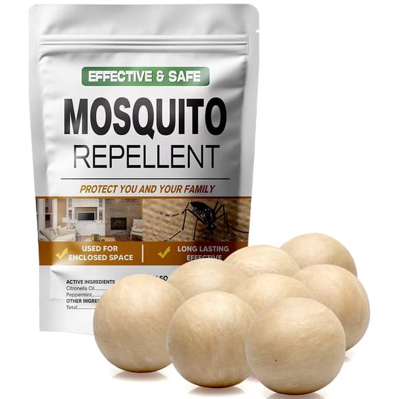 Bolas repelentes de mosquitos AUDQQM para interior y exterior, 60 días