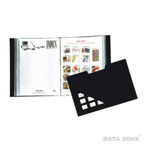 Datazone - Carpeta A4 80 Fundas C/Estuche Negro