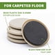 thumbnail image 2 of Correderas para muebles COVERCORNER, 8 unidades, para alfombras, 9 cm, 2 of 7