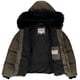 thumbnail image 3 of Abrigo de invierno acolchado Steve Madden, recortado, resistente al viento y al agua, 3 of 7