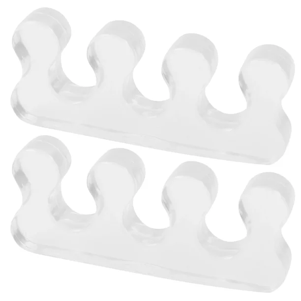 Silicone Manicure Pedicure Nails Finger Separator Flexible Finger Toe Spacer Separation Straighteners Tool Personal Health Care