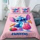 thumbnail image 1 of Customizable Duvet Cover Stitch Cartoon Personalized Name Bedding Set Quilty Cover Decor for Children GiftBed Sheets, 1 of 5