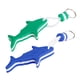 thumbnail image 2 of Llavero Flotante Con Forma De Pez, Llaveros Flotantes, Azul Y Verde, 2 Uds., 2 of 5