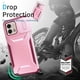 thumbnail image 2 of Funda Resistente para Motorola Moto G Stylus 5G 2023 con Tapa Deslizante y Protección Militar Rosa, 2 of 6