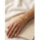 thumbnail image 2 of Pulsera Carré Mujer Eslabon Marinero Enchapado En Oro 18k Dorado 6.5 Cm 19 Cm, 2 of 3