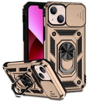 Estuche Gangxun Para Iphone 13 Mini, Soporte Giratorio 360°, Estilo Mecánico Y Magnético