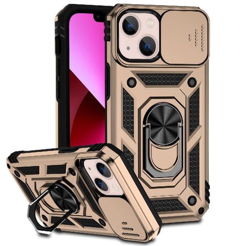 Estuche Gangxun Para Iphone 13 Mini, Soporte Giratorio 360°, Estilo Mecánico Y Magnético