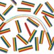 thumbnail image 1 of Lápices de colores Fun Express Rainbow, 6 colores (25 unidades), 1 of 3