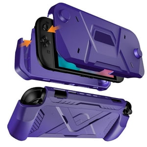 Genérico - Funda Protectora 2 En 1 Para Nintendo Switch 2, Cubierta Frontal Para Pc Y Agarre Trasero De Tpu, Carcasa Amortiguadora Con Protección De 360°