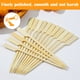 thumbnail image 5 of 100 brochetas de bambú de 12 cm para aperitivos, de madera natural, ideales para barbacoas, cócteles, aperitivos, frutas y bufés., 5 of 7