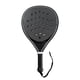 thumbnail image 1 of Pala de pádel ligera con superficie de fibra de carbono, núcleo de espuma, diseño redondo, agarre cómodo, adecuada para niños, entrenamiento al aire l Negro, 1 of 5
