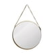 thumbnail image 4 of Colgante De Pared De Enlace De Cadena De Espejo De Pared Redondo Dorado Para Decoración De Baño 30,5 Cm, 4 of 5