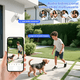thumbnail image 2 of 2nlf® 4mp 2pcs Cámara de Seguridad Wifi Camara Vigilancia, 2 of 3