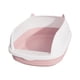 thumbnail image 5 of Caja De Arena Para Gatos De Cara Alta, Orinal Para Gatos, Inodoro Para Conejitos, Suministros Para Mascotas, Viaje, Rosa L, 5 of 5