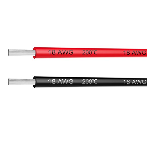 Cable eléctrico Haerkn 18 AWG, calibre 18, silicona, 6 m