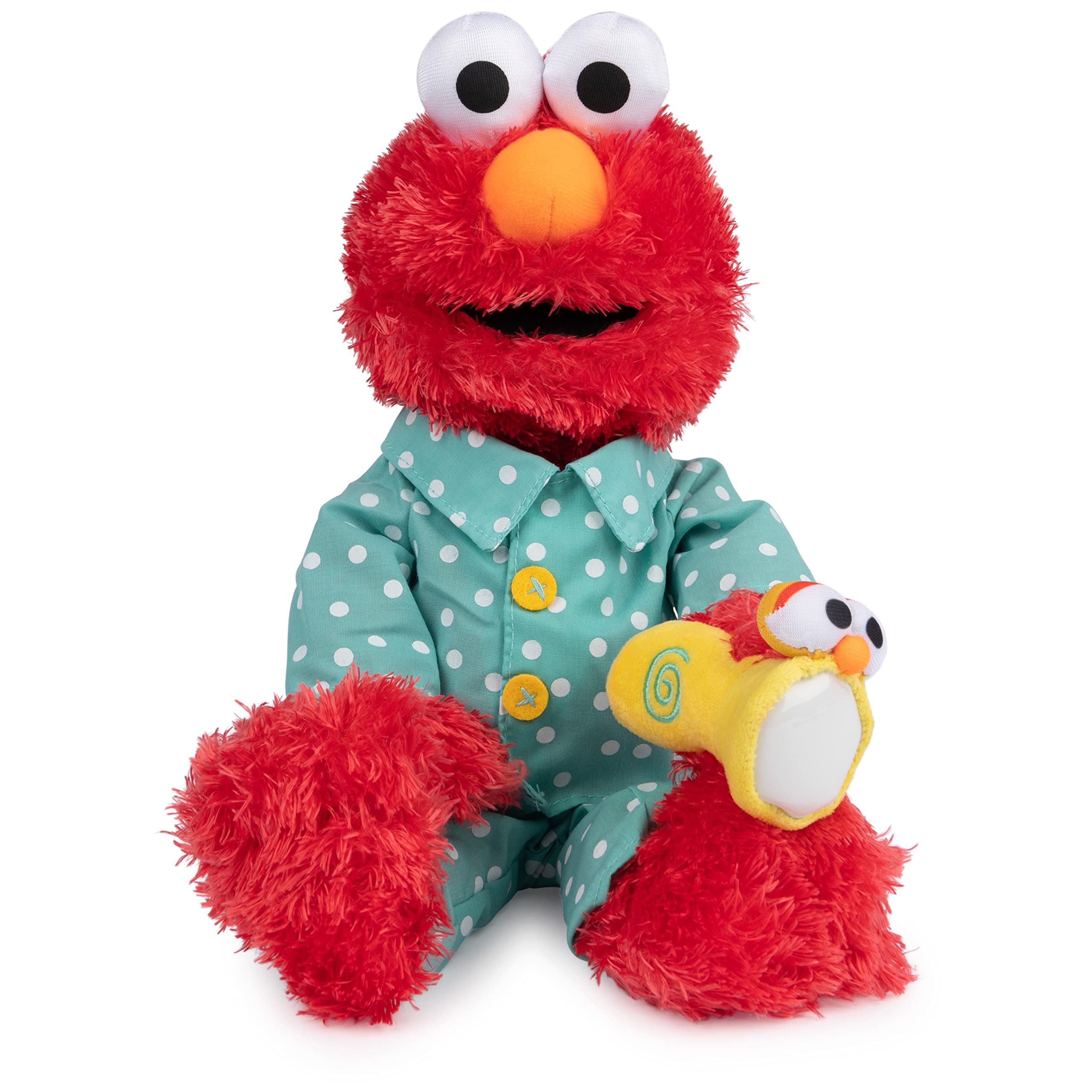 Peluche Gund Sesame Street Bedtime Elmo Muppet 30 Cm Rojo